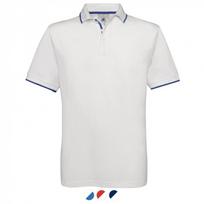 Vyriški B&C PU413 kontrastingi polo marškinėliai