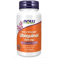 Now Foods Ubiquinol 200 mg 60 softgels