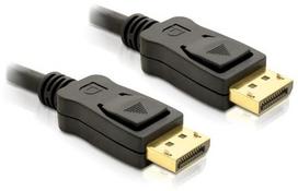 DELOCK kabelis Displayport St-St. Auksinis 3m