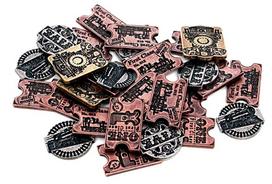 Metal coins - Railway units (set of 24 coins)