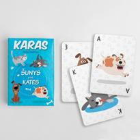 Kortų žaidimas „Karas“
