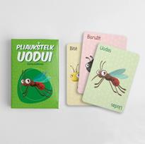 Kortų žaidimas „Pliaukštelk uodui“