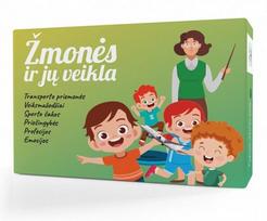 Lavinamųjų kortelių rinkinys „Žmonės ir jų veikla“