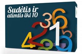 Lavinamųjų kortelių rinkinys „Sudėtis ir atimtis iki 10“