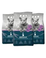 ARISTOCAT Bentonite Plus levandų bentonito kraikas 15 l (3 x 5 l)