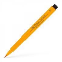 Rašiklis piešimui Faber-Castell PITT Artist Pen B, teptukinis, #109 Dark Chrome Yellow