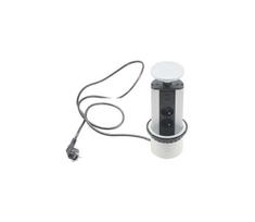 Jungiamasis kištukinis lizdas stalviršiui 2x230V +USB-A 3,1A +UBS-C 15,5W 230V