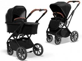 Universalus vežimėlio komplektas Moon Rocca Bassic BLACK 5in1