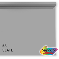 Superior Background Paper 58 Slate Grey 2.72 x 25m