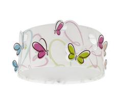 Dalber 62146 - Vaikiškas lubinis šviestuvas BUTTERFLY 2xE27/60W/230V