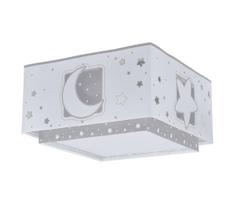 Dalber 63236E - Vaikiškas lubinis šviestuvas MOONLIGHT 2xE27/60W/230V pilkas