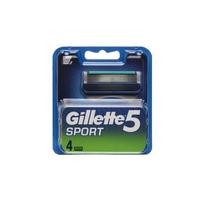 Gillette 5 Sport 4 peiliukų rinkinys