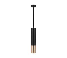 Sietynas ant stulpo 1xGU10/35W/230V 30 cm juodas/aukso