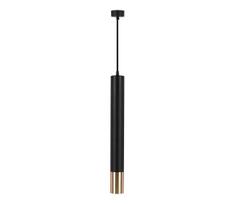 Sietynas ant stulpo 1xGU10/35W/230V 50 cm juodas/aukso
