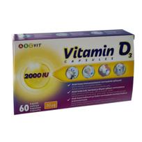 ABC VIT, vitaminas D3,  50µg, 2000TV, 60 kapsulių