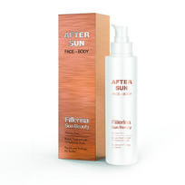 Fillerina Sun Beauty Purškiama apsauginė emulsija veidui ir kūnui po saulės  su Fillerina® 12 hialurono rūgščių molekulėmis 200 ml