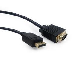 GEMBIRD CCP-DPM-VGAM-6 DisplayPort to VGA adapter cable Black 1.8m