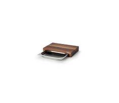 Continenta C4210 - Virtuvinė pjaustymo lenta su dubeniu 39x27 cm riešutmedžiu