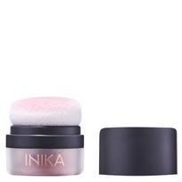 Inika Organic Mineral Blusher Puff Pot Mineraliniai skaistalai su pagalvėle, Rosy Glow