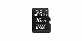 GOODRAM 64GB microSD memory card, Class 10, UHS-I, with adapter