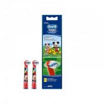 Mickey Mouse Vaikiškos OralB šepetukų galvutės 2 vnt Braun Oral-B antgaliai