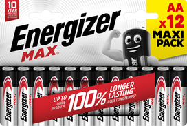 Energizer battery Max Alkaline AA DHP12