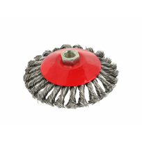 Šepetys plieninis pintas M14 125mm