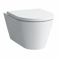 Pakabinamas klozetas Kartell by Laufen Rimless su dangčiu