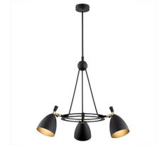 Argon 6149 - Sietynas ant stulpo CHARLOTTE 3xE27/15W/230V juodas/aukso