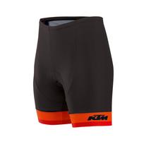 Šortai vaikiški KTM Factory race Bib, su paminkštinimu 152 cm (juoda/oranžinė)