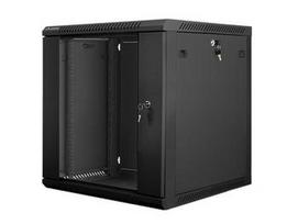 LANBERG WF01-6612-10B wall-mounted rack 19inch demounted flat pack 12U/600x600mm black