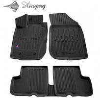 Guminiai 3D kilimėliai DACIA Duster 2010-2015 (Juodos spalvos)