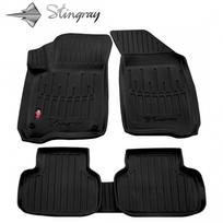 Guminiai 3D kilimėliai DODGE Journey 2008-2020 (Juodos spalvos)