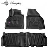 Guminiai 3D kilimėliai MERCEDES BENZ Citan W415 2012-2020 (Juodos spalvos)