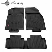 Guminiai 3D kilimėliai NISSAN Rogue T32 2013-2020 (Juodos spalvos)