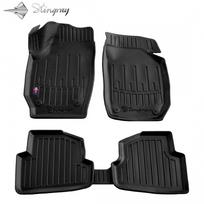 Guminiai 3D kilimėliai SKODA Fabia II 5J 2007-2014 (Juodos spalvos)