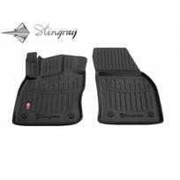 Guminiai 3D kilimėliai VOLKSWAGEN Caddy IV 2020→ (Priekiniai, Juodos spalvos)
