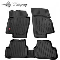 Guminiai 3D kilimėliai VOLKSWAGEN Passat B6 2005-2010 (Juodos spalvos)