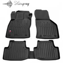 Guminiai 3D kilimėliai VOLKSWAGEN Passat B8 2014-2023 (Juodos spalvos)