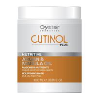 Maitinamoji plaukų kaukė Oyster Cutinol Plus Nutritive Nourishing Mask, skirta sausiems ir besiveliantiems plaukams OYMA05100104, 1000 ml
