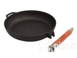 Ketaus keptuvė, 26 cm, su nuimama rankena