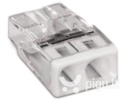 Jungtis Wago, 2273-202, 24 A, 2-lizdai, 0.5-2.5 mm2