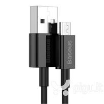 „Baseus Superior USB-A“ / „micro USB 2A“ laidas, 1 m, juodas