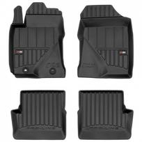 Guminiai kilimėliai Pro-Line 3D TOYOTA Corolla IX E120 2001-2007 (Su ortakiais po priekinėmis sėdynėmis, Aukštu borteliu)