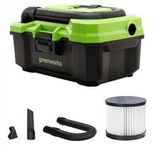 Greenworks G24WDV SAUSO/ŠLAPIO VALYMO SIURBLYS (24V be akumuliatorių ir kroviklio)