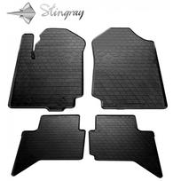 Guminiai kilimėliai FORD Ranger 2011→ (Standartiniais kraštais, Juodi)