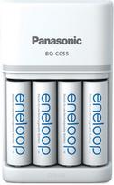 Panasonic eneloop charger BQ-CC55 + 4x2000mAh