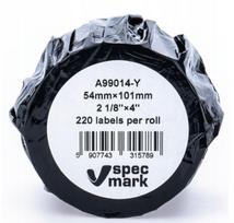 Suderinamos DYMO LabelWriter A 99014 Y etiketės 54 mm x 101 mm geltonos