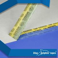 Ryžių popieriaus juosta Washi tape Blue Dolphin