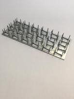 Vinėta plokštelė : Vinėtos plokštelės matmenys - 96x300 mm